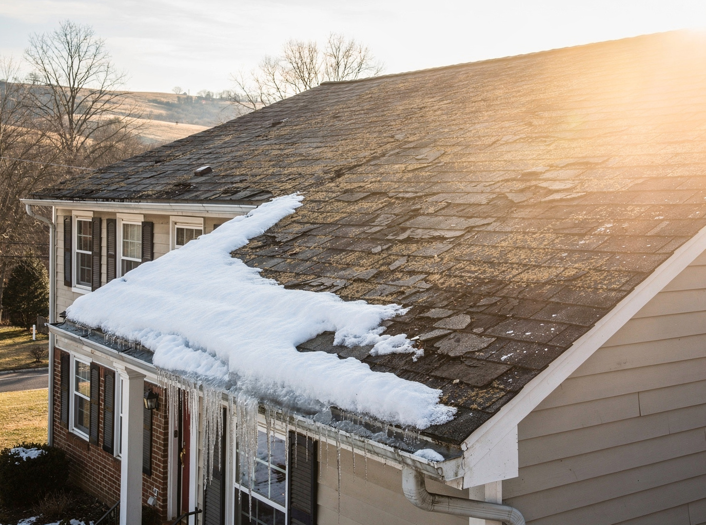 Ice Dams, Heat and Sun: How Frederick Weather Ages a Roof