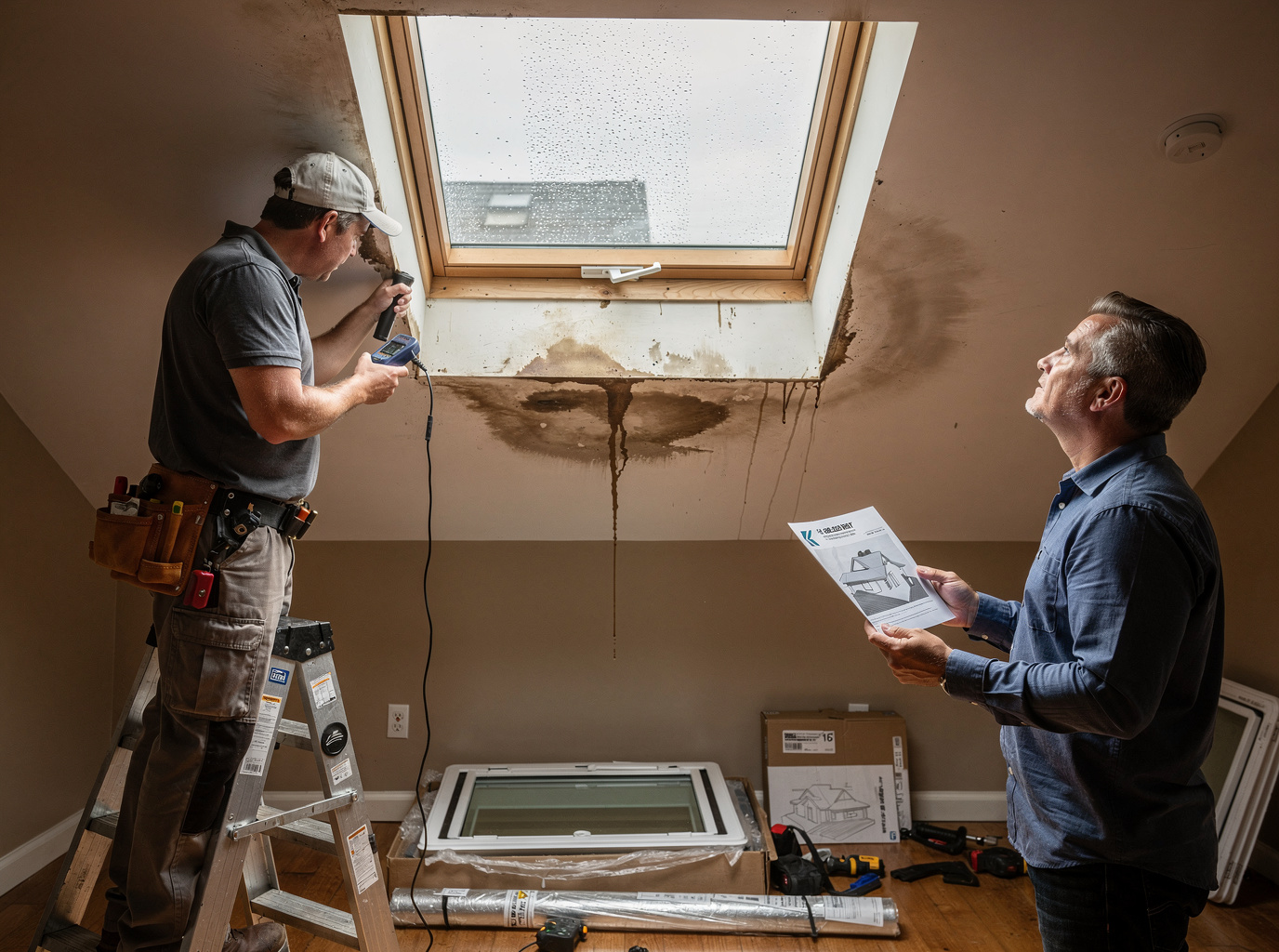 Skylight Leaks in Frederick: Repair or Replace